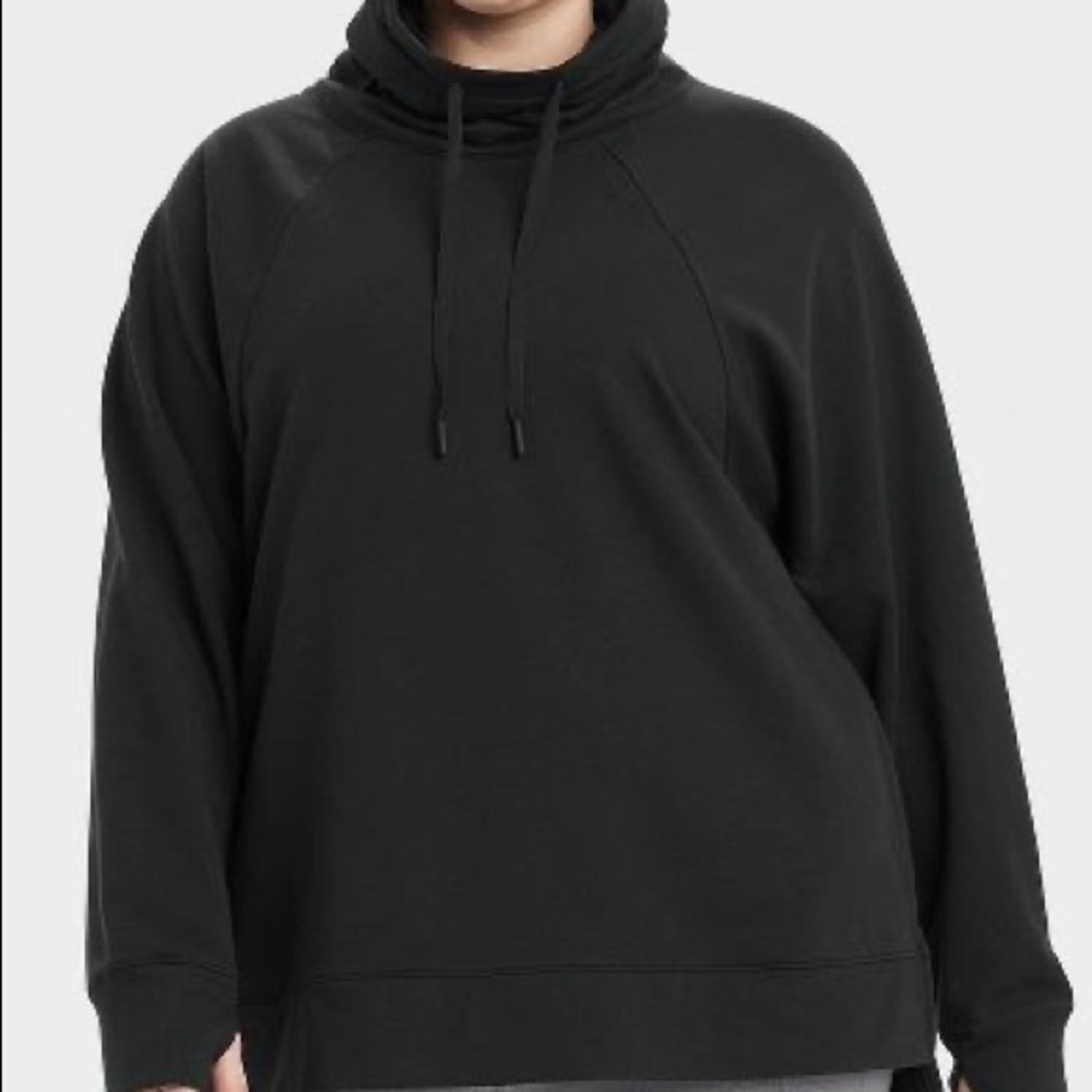 NEW PLUS SIZE All In Motion Funnel Neck Tunic
